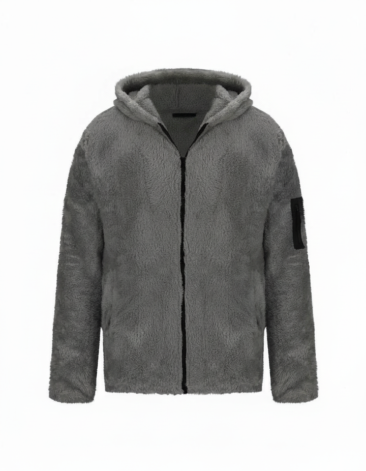 Heavy fleece winter jacket