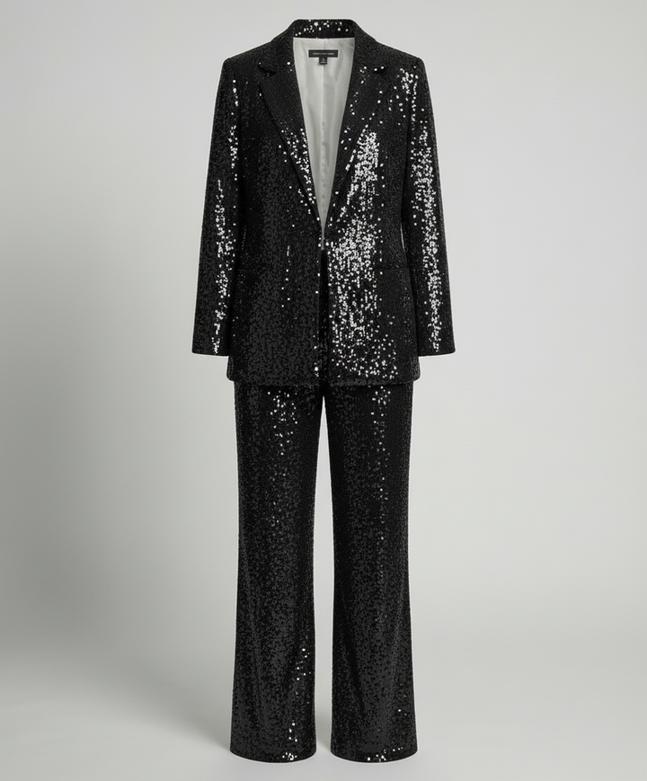 Glittering Elegant Blazer Suit Women | Mune Fashion