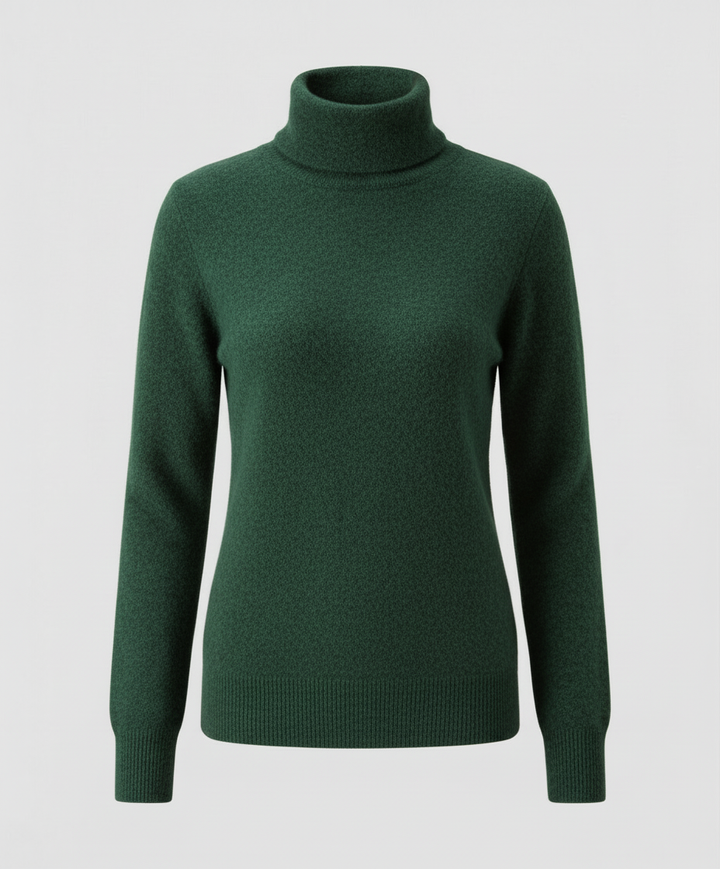 Soft Cashmere Roll Neck Women