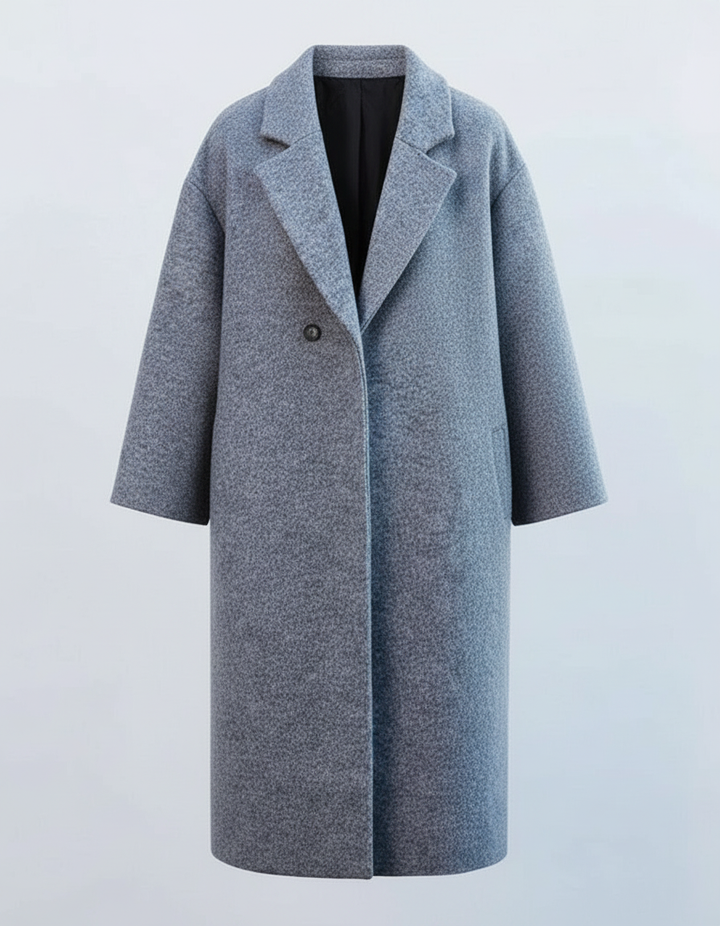 Elegant Long Wool Coat Women
