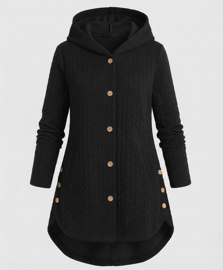 Warm Winter Jacket Burgundy Women