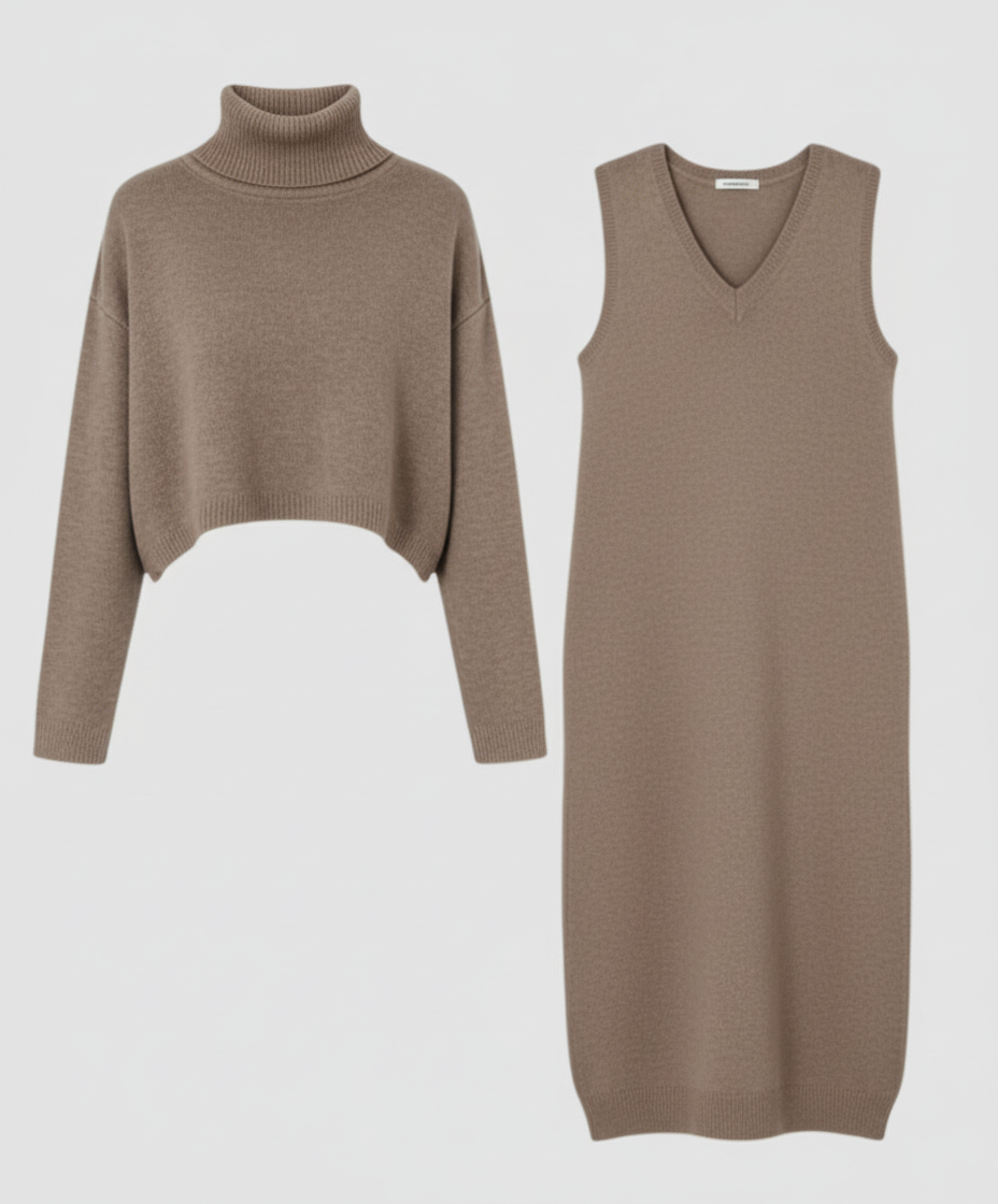 Elegant Jersey Midi Dress Women