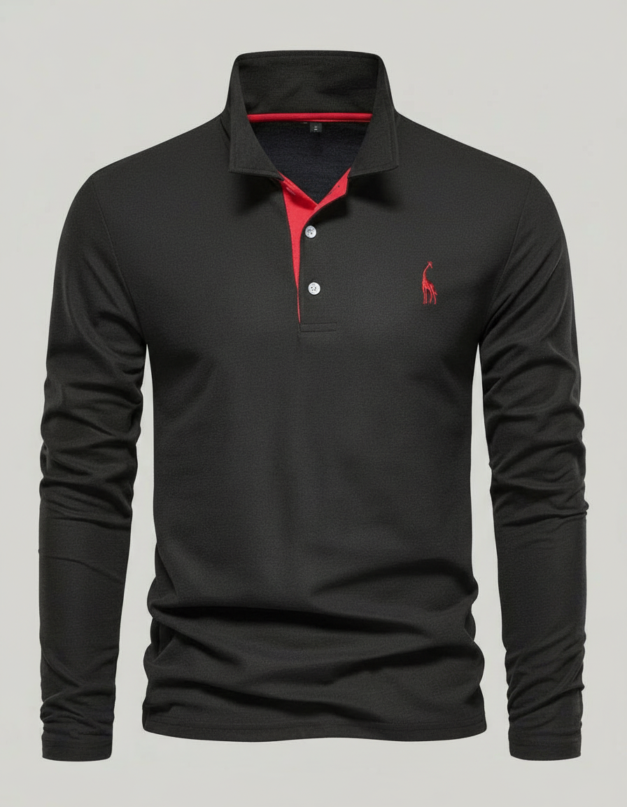 Breathable Cotton Polo Shirt Men
