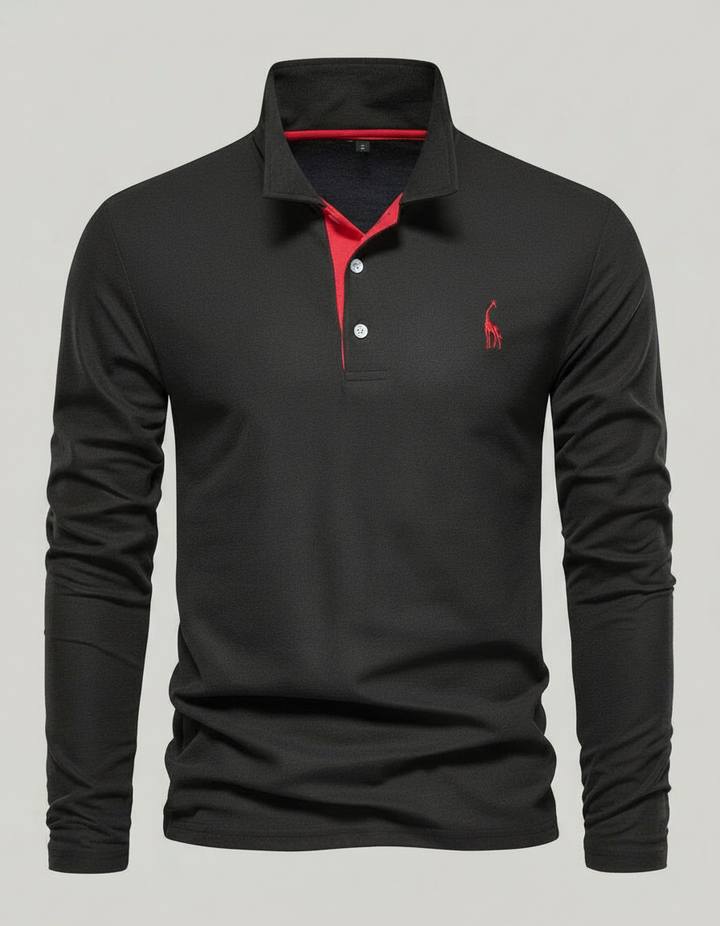 Breathable Cotton Polo Shirt Men
