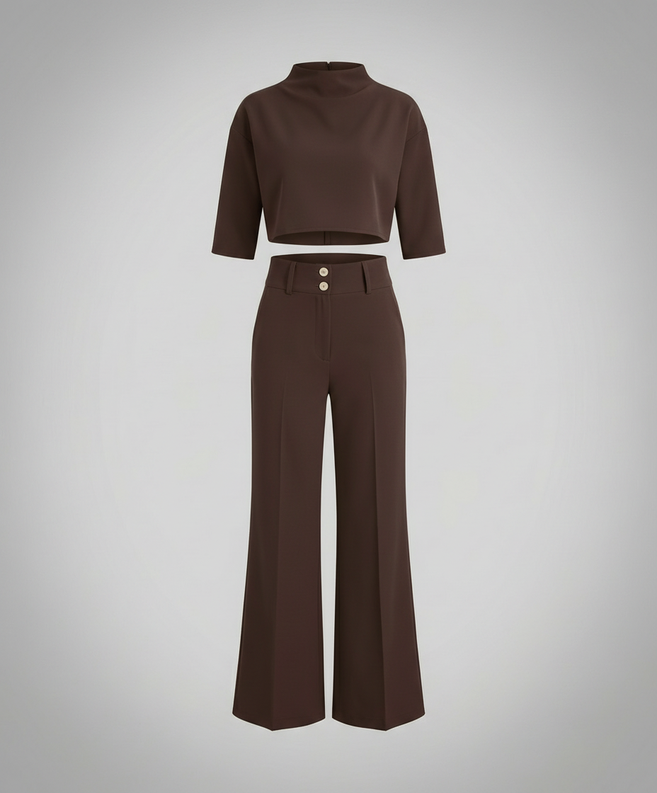 Tailored Autumn Pants Set Women | Heidi-Mode