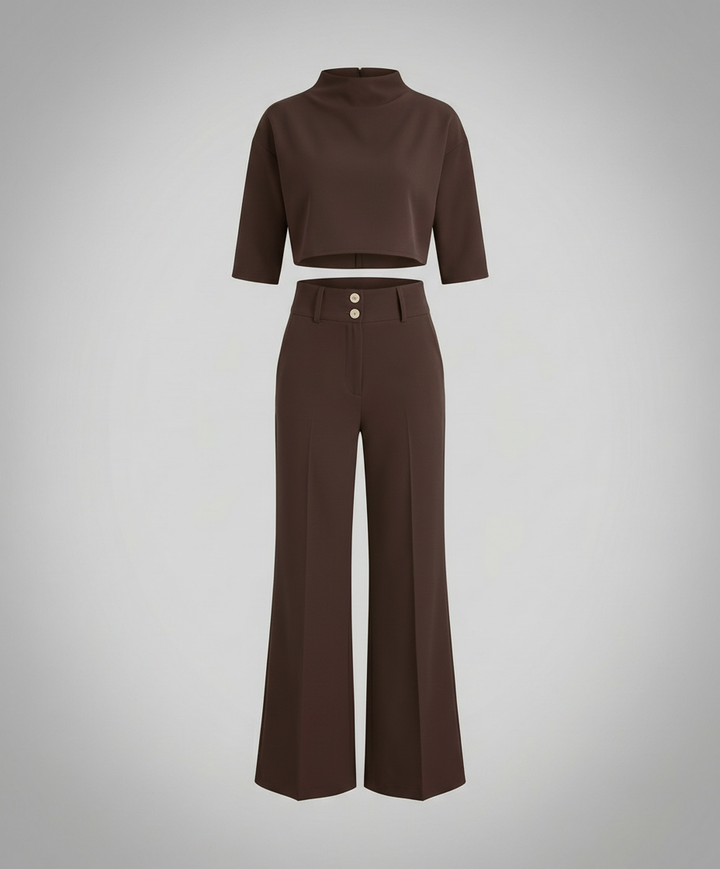 Tailored Autumn Pants Set Women | Heidi-Mode
