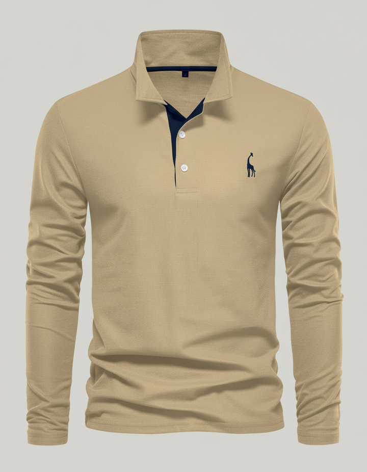 Breathable Cotton Polo Shirt Men