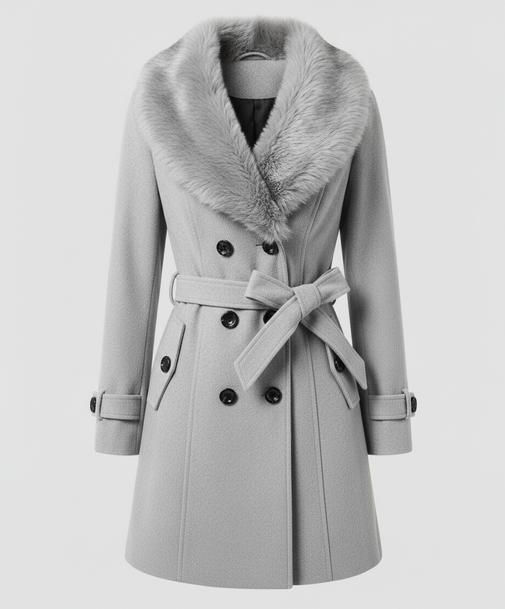 Luxurious Elegant Fur Coat Women