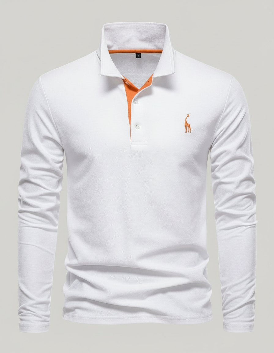 Breathable Cotton Polo Shirt Men
