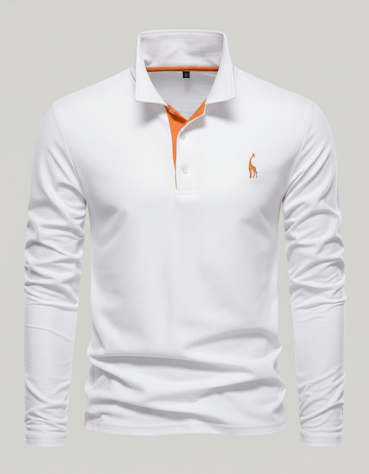 Breathable Cotton Polo Shirt Men