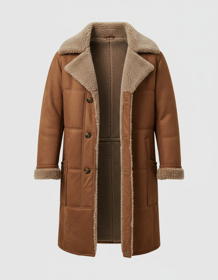 Classic Sheepskin Pilot Coat Men