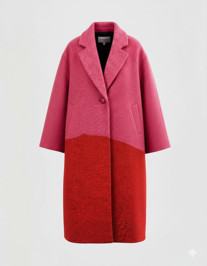 Elegant Long Wool Coat Women