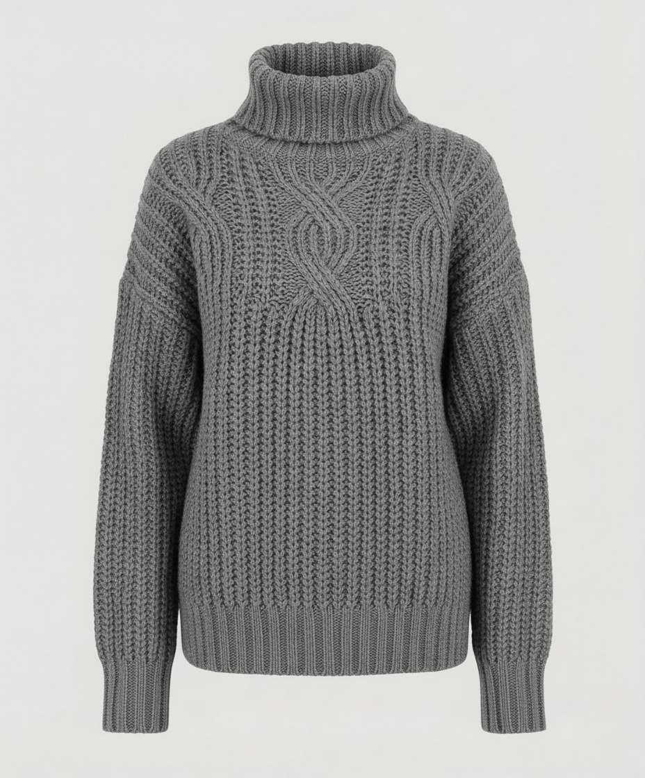 Comfortable turtleneck sweater women