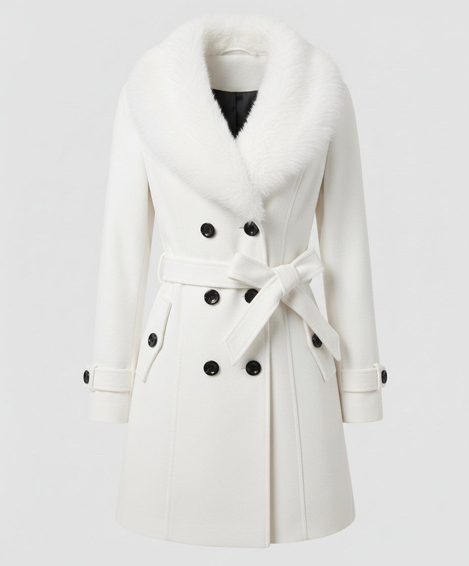 Luxurious Elegant Fur Coat Women