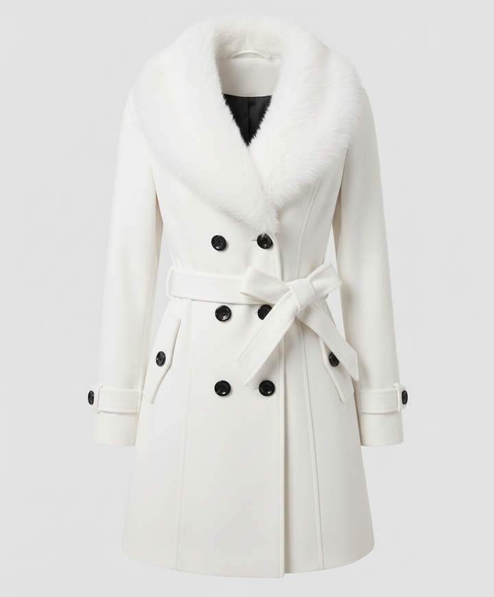 Luxurious Elegant Fur Coat Women