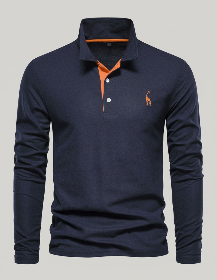 Breathable Cotton Polo Shirt Men