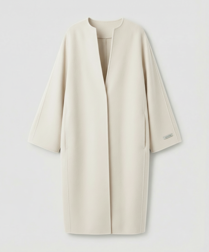 Elegant Long Wool Coat Women