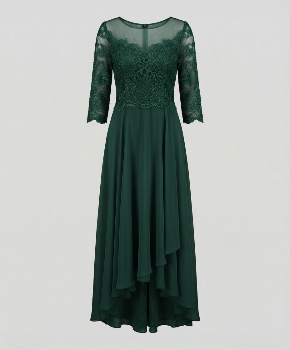Elegant women's evening dress