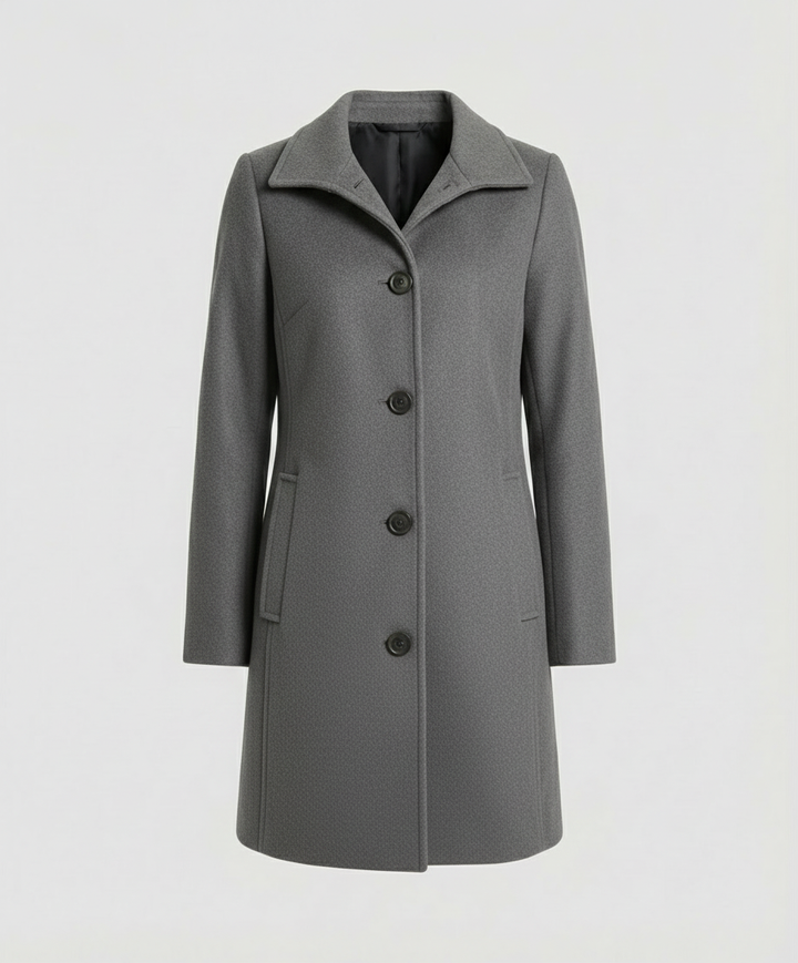 Elegant single-breasted coat women