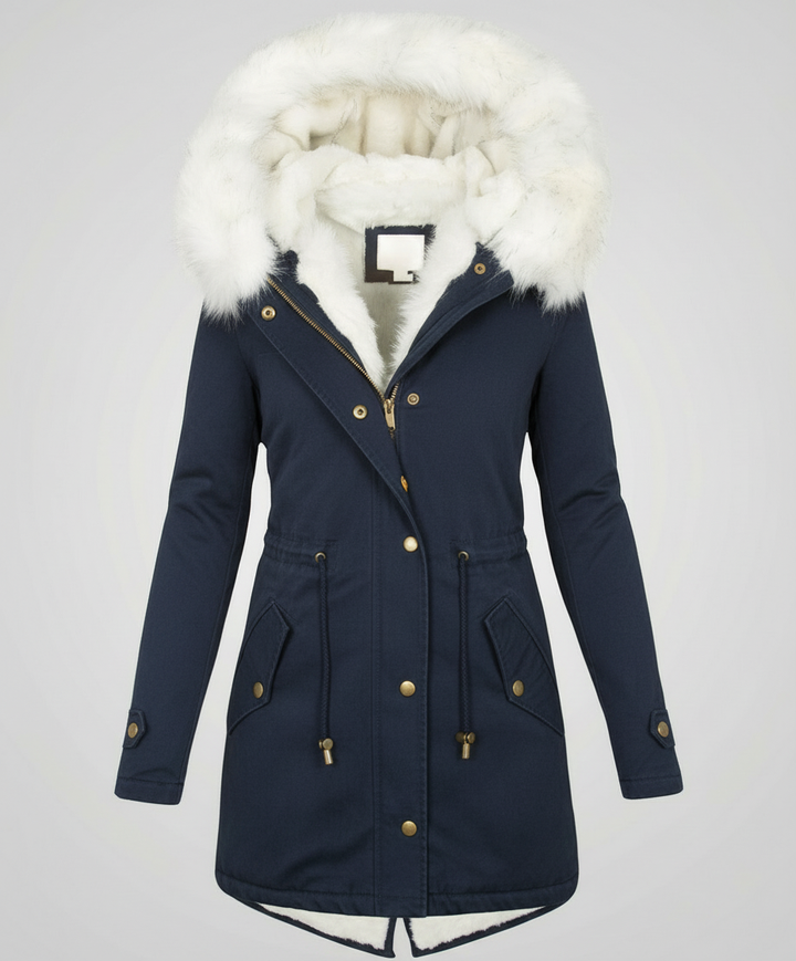 Warm Women's Winter Jacket Mid-Length