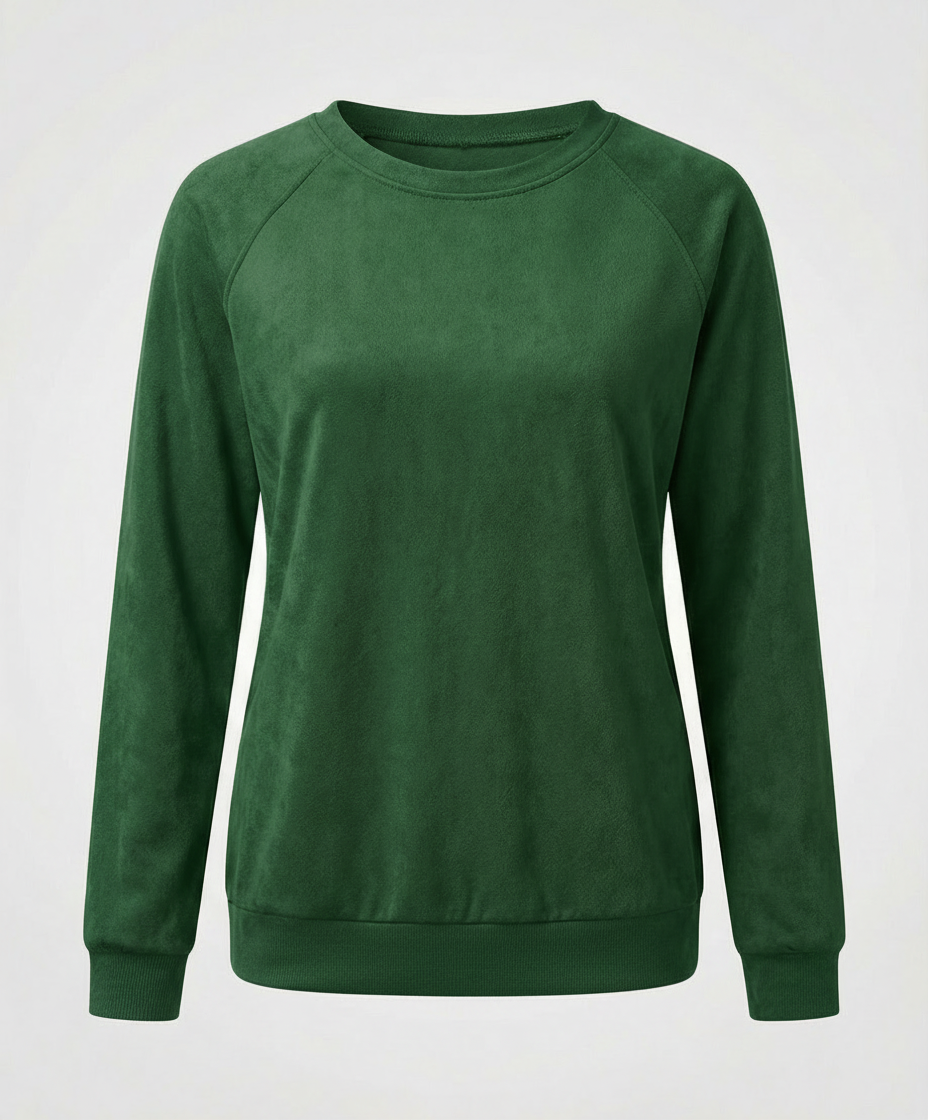 Comfortable Crew Neck Sweatshirt Women