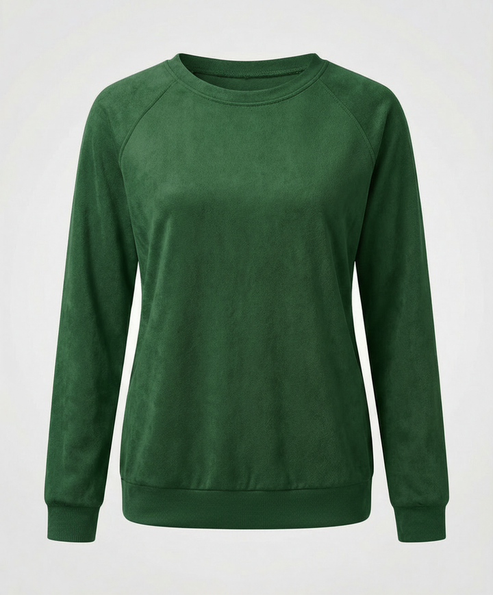 Comfortable Crew Neck Sweatshirt Women