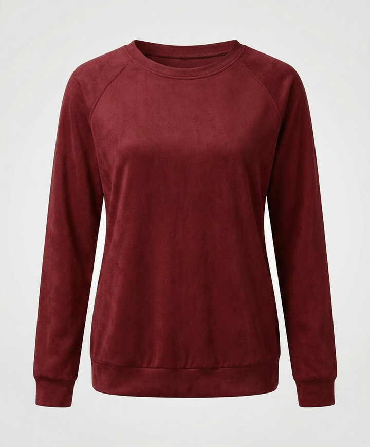 Comfortable Crew Neck Sweatshirt Women