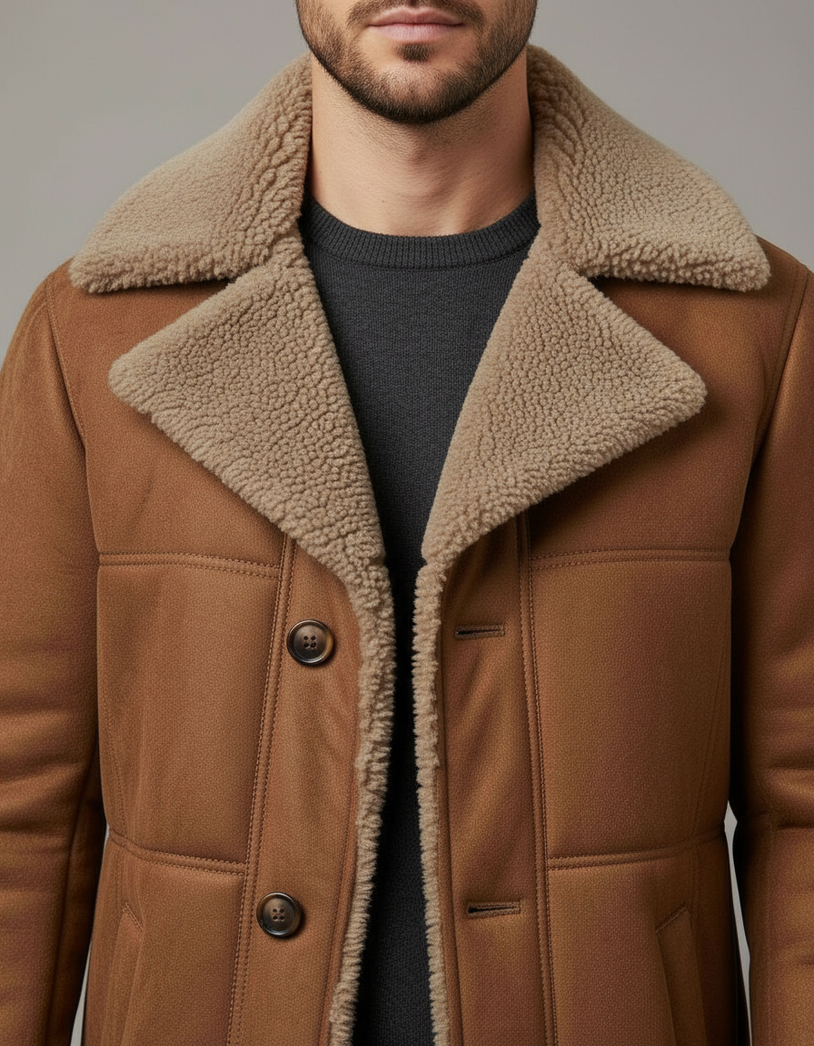 Classic Sheepskin Pilot Coat Men