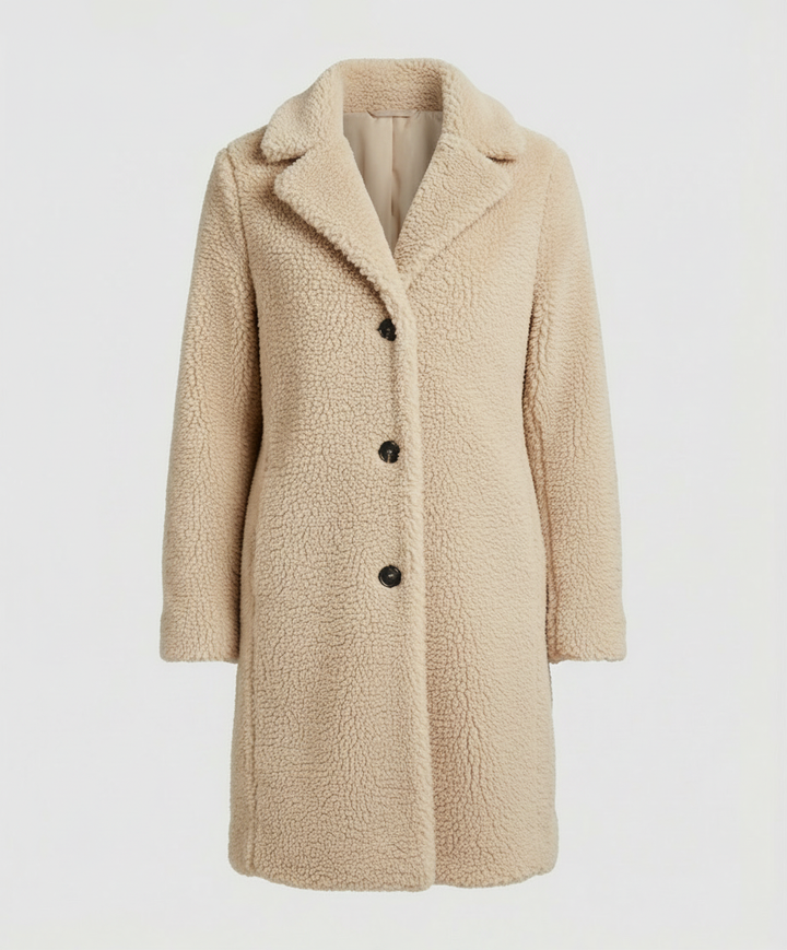 Cozy teddy jacket women