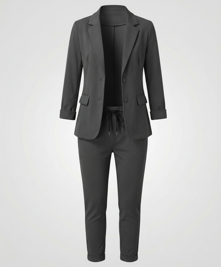 Elegant Women's Blazer Pants Set