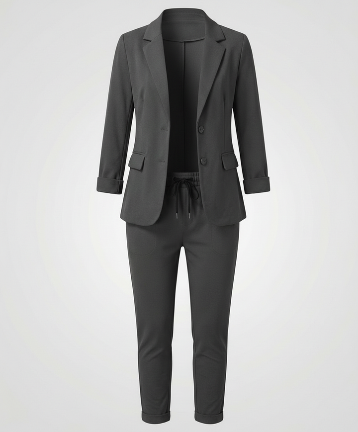 Elegant Women's Blazer Pants Set