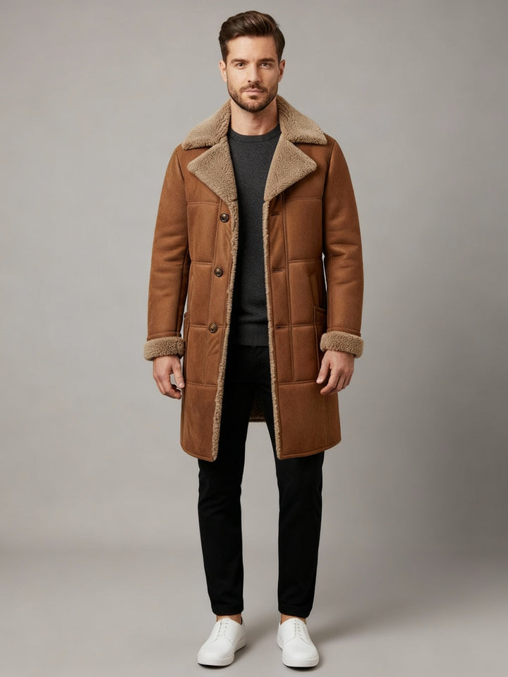 Classic Sheepskin Pilot Coat Men