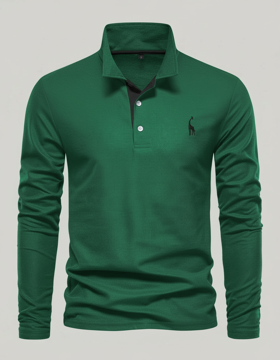 Breathable Cotton Polo Shirt Men