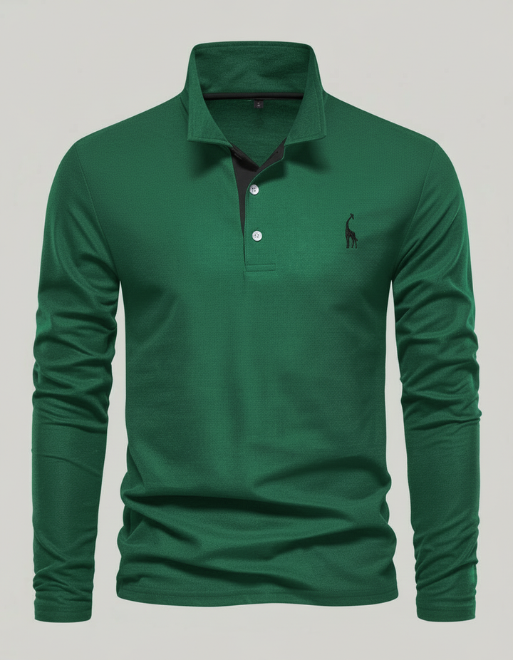 Breathable Cotton Polo Shirt Men