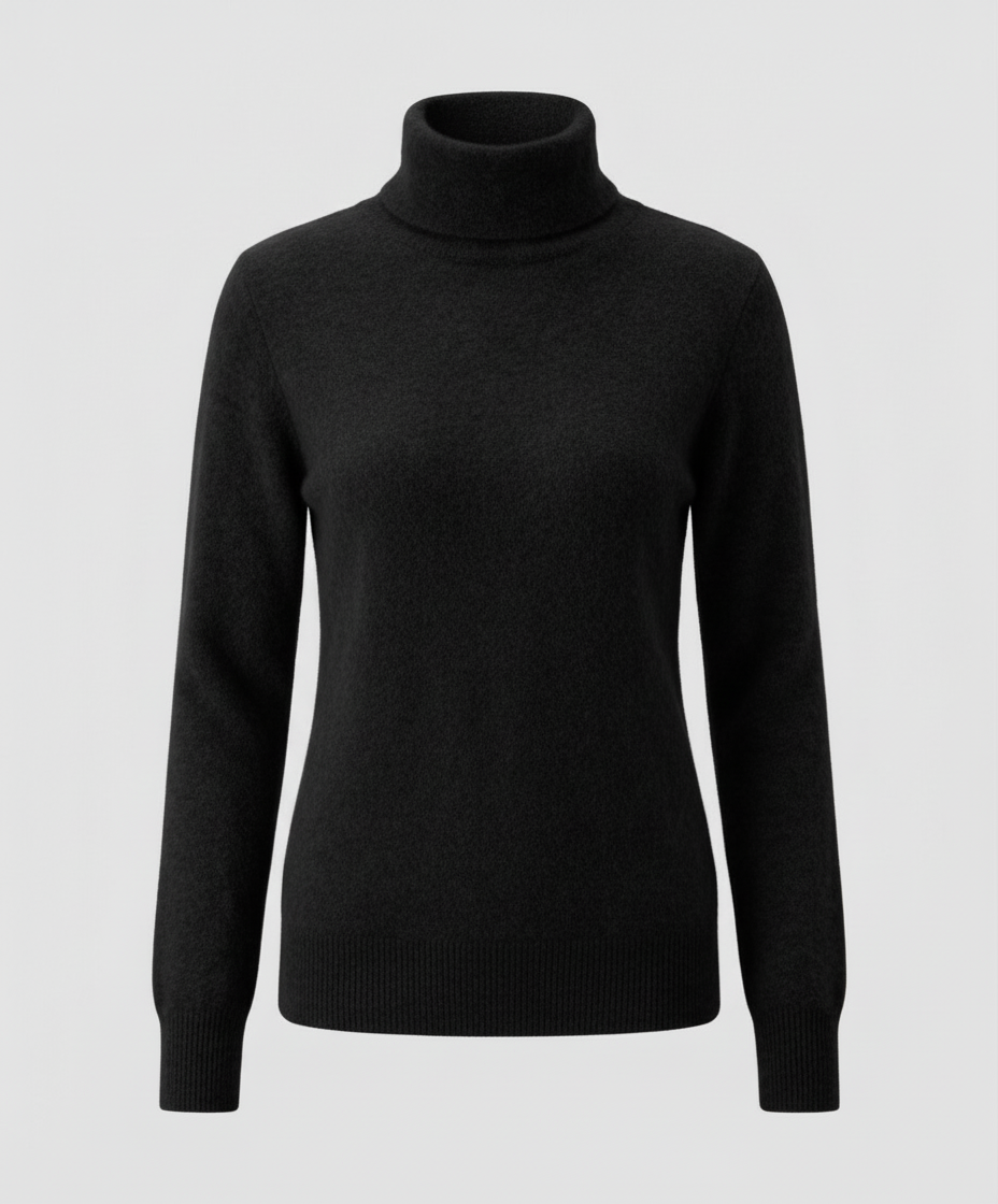 Soft Cashmere Roll Neck Women