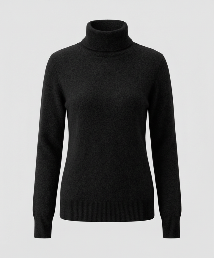 Soft Cashmere Roll Neck Women