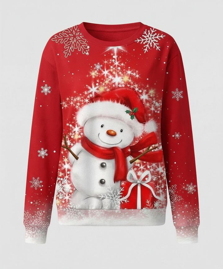 Cozy festive sweater women winter
