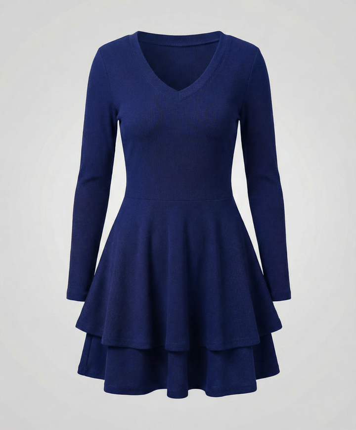 Women's Wrap Dress Ruffles