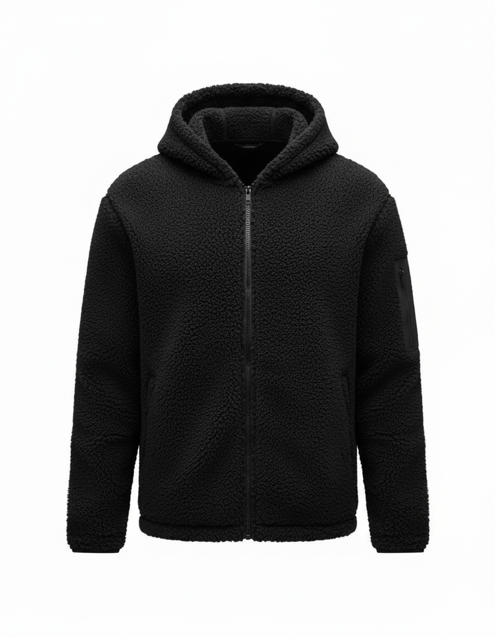 Heavy fleece winter jacket