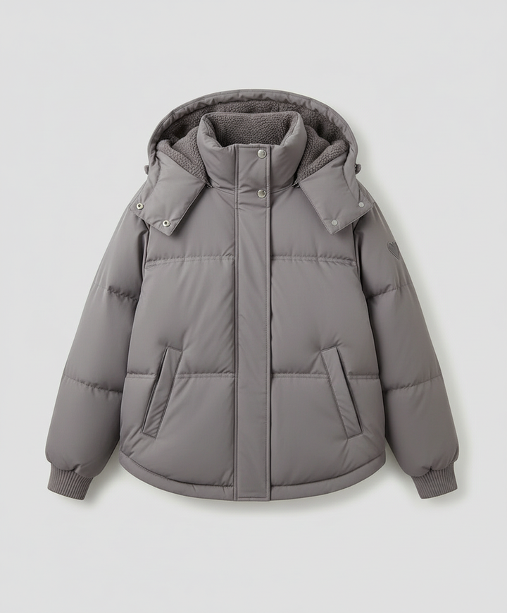 Warm Women's Winter Jacket Quilted