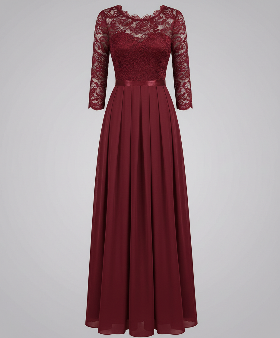 Elegant Lace Bridesmaid Dress | Mune Fashion