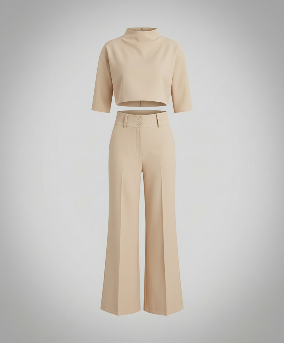 Tailored Autumn Pants Set Women | Heidi-Mode