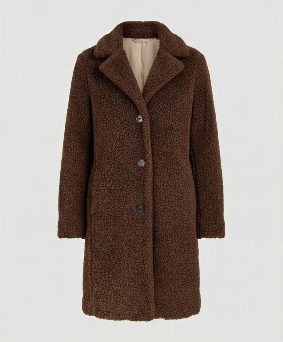 Cozy teddy jacket women