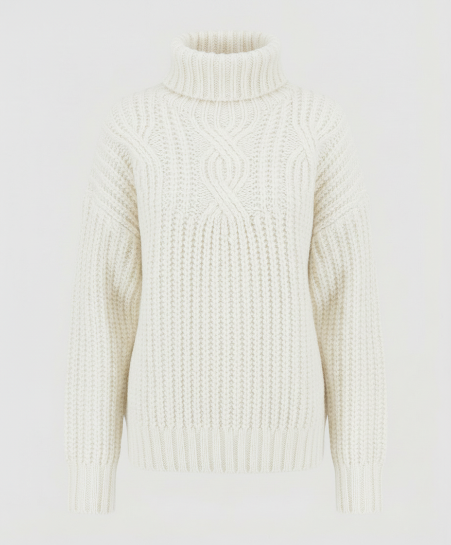 Comfortable turtleneck sweater women