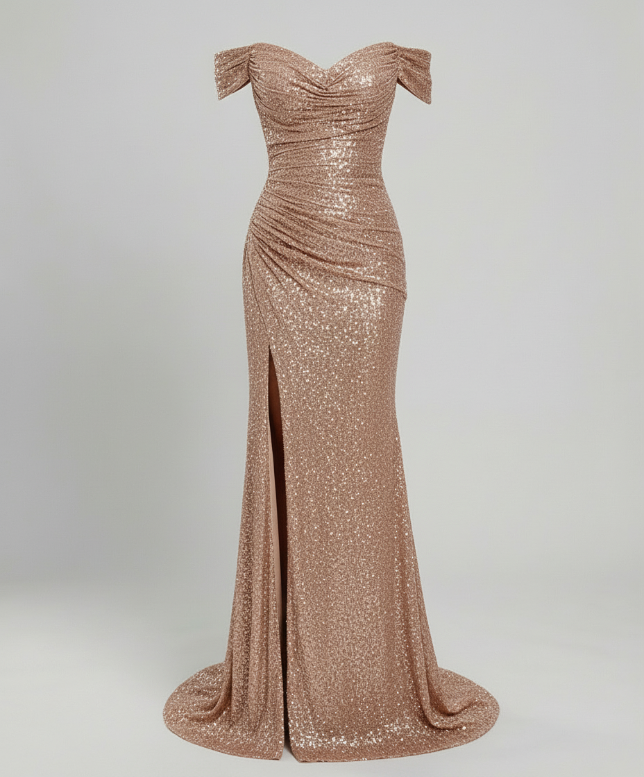 Elegant Off Shoulder Evening Dress Women