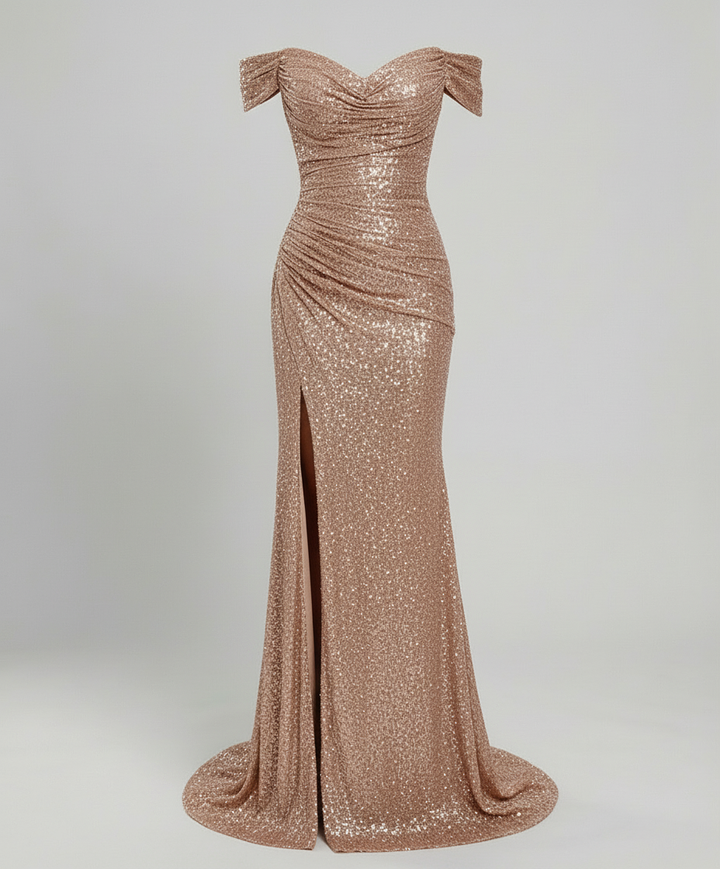 Elegant Off Shoulder Evening Dress Women