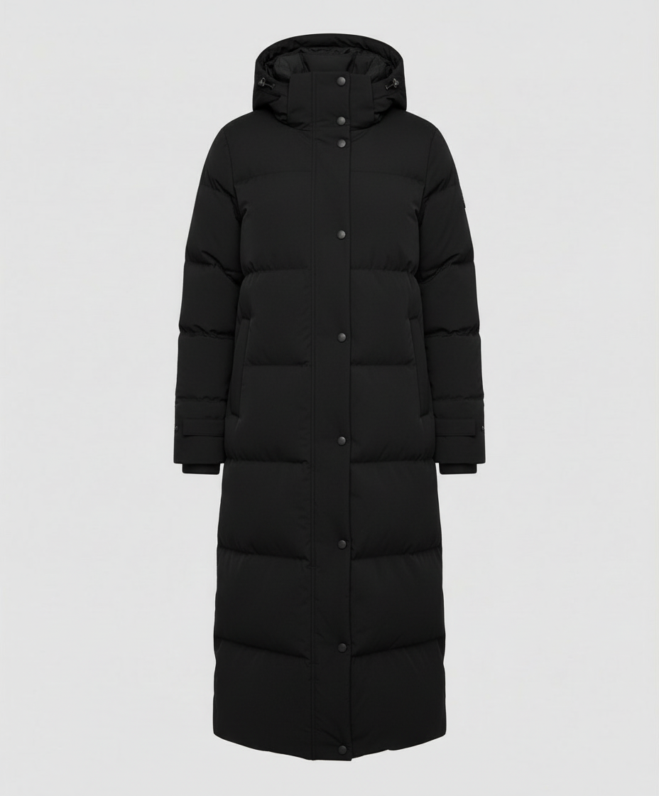 Long Plus Size Down Coat