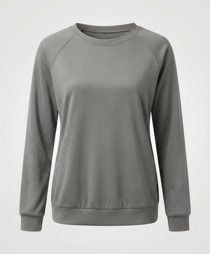 Comfortable Crew Neck Sweatshirt Women