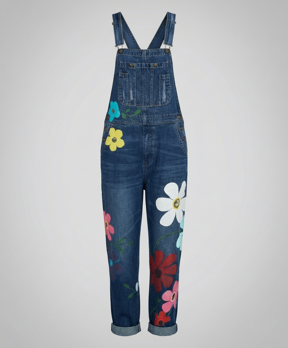 Sleeveless Denim Overall Women