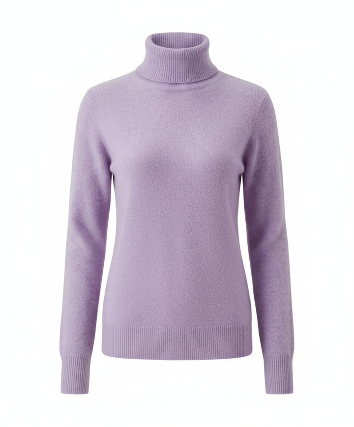 Soft Cashmere Roll Neck Women